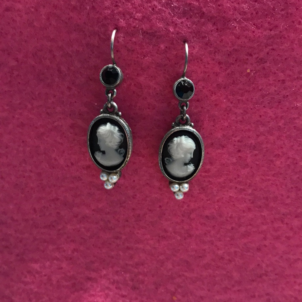 Cameo earrings